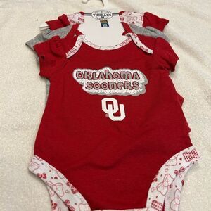 Rivalry Threads Red Oklahoma Sooners Kids One Piece